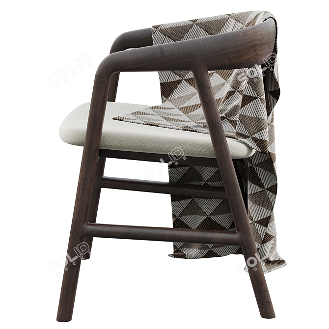 Elegant Camlina Chair: Exquisite Design 3D model image 3