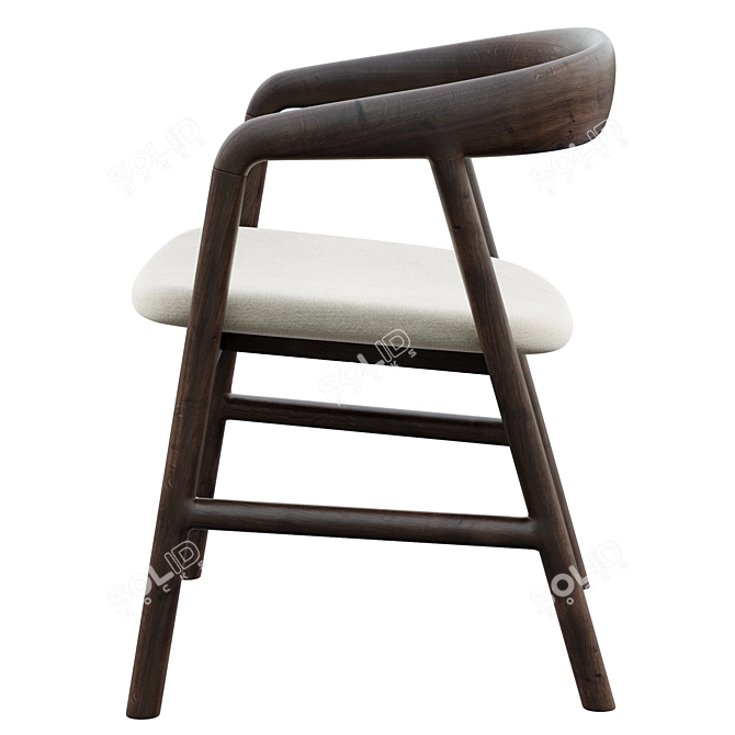 Elegant Camlina Chair: Exquisite Design 3D model image 9