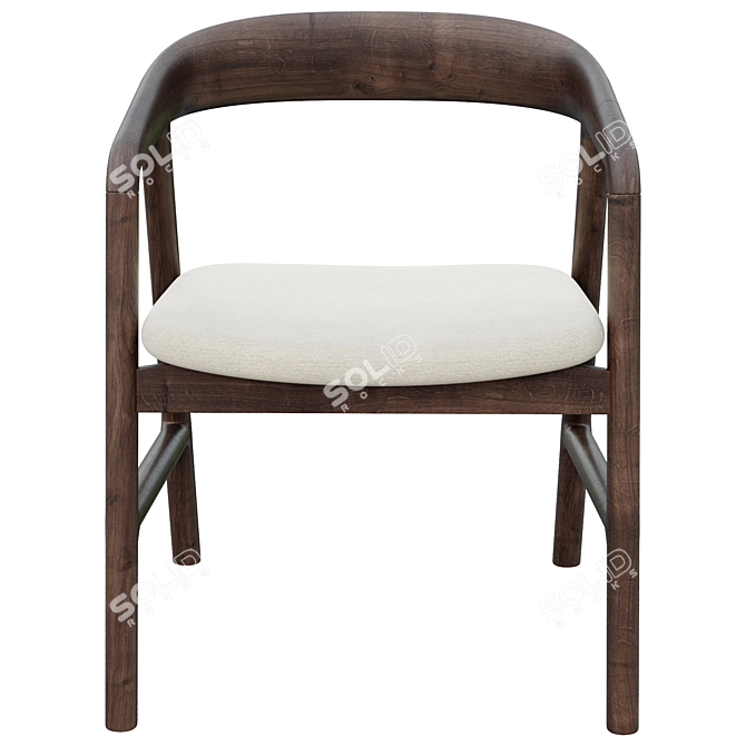 Elegant Camlina Chair: Exquisite Design 3D model image 11