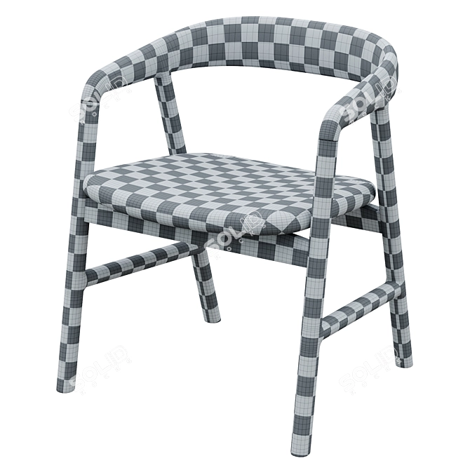 Elegant Camlina Chair: Exquisite Design 3D model image 12