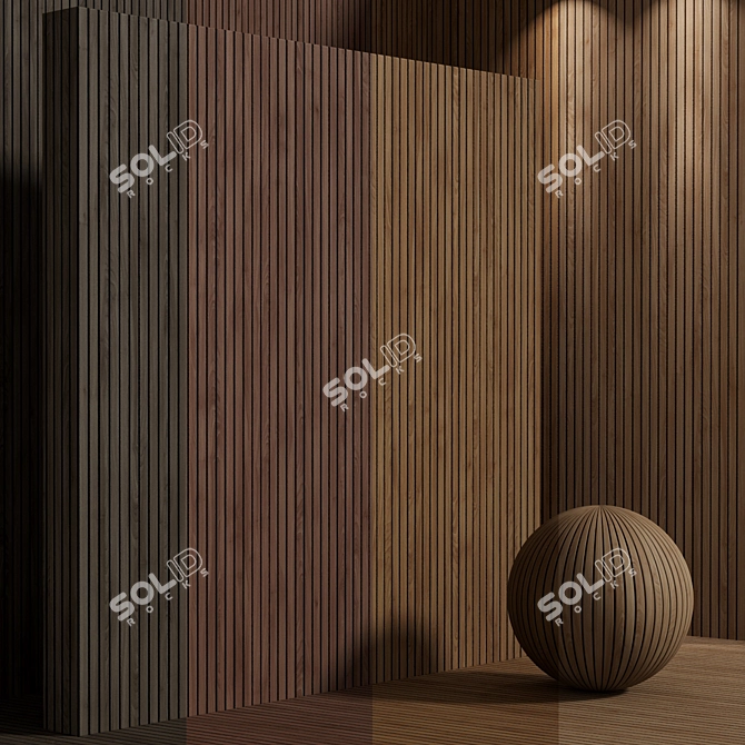 Seamless Wood Plank Set - 173 3D model image 1