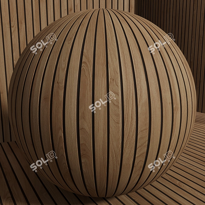 Seamless Wood Plank Set - 173 3D model image 3