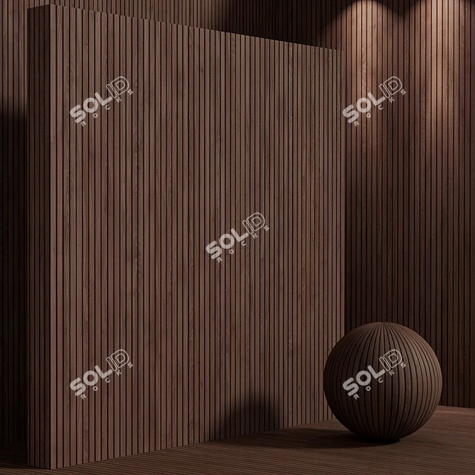 Seamless Wood Plank Set - 173 3D model image 5