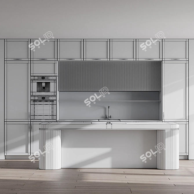 Bosch Kitchen Set: Modern Design 3D model image 7