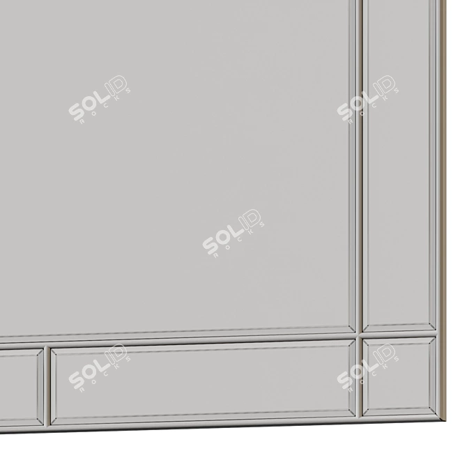  Ryan by Etta Avenue Beveled Mirror 3D model image 5