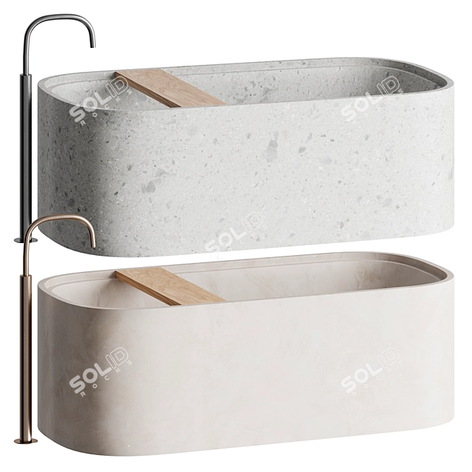 Pitom Bun Stone Bath 3D model image 2