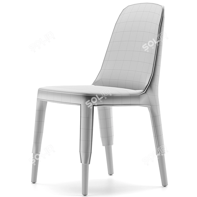 Modern Ester 691 Chair Design 3D model image 5