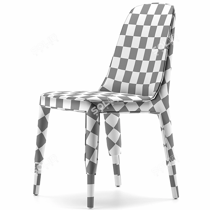 Modern Ester 691 Chair Design 3D model image 6