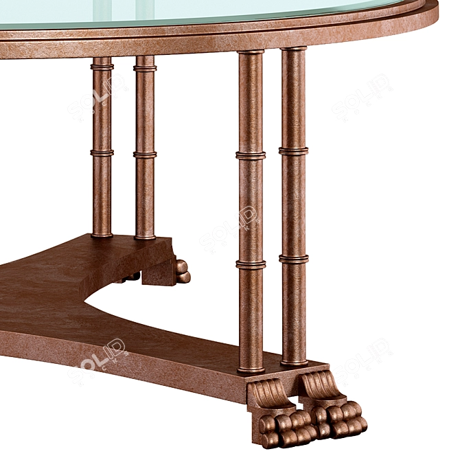 Elegant Lioness Coffee Table, 3Ds Max, FBX 3D model image 9