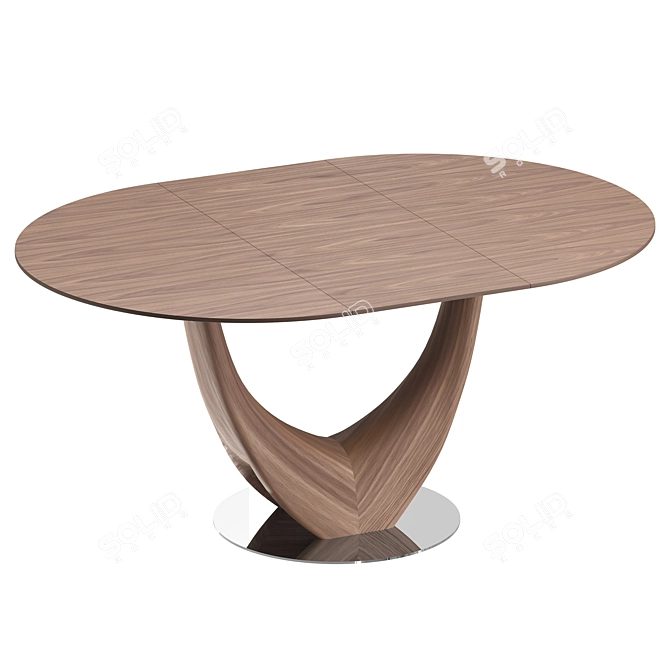 Ramona Folding Dining Table 3D model image 1