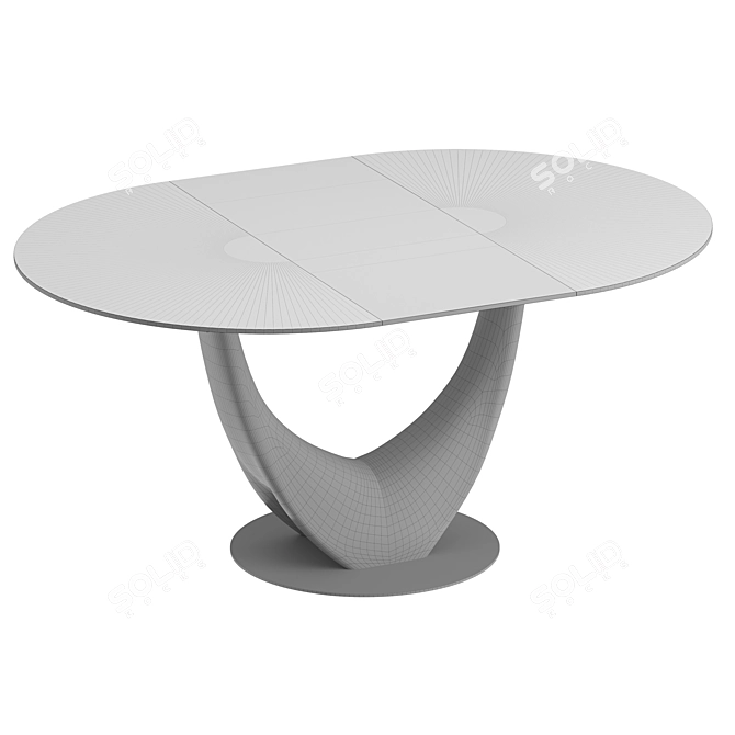 Ramona Folding Dining Table 3D model image 2