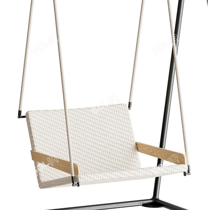 Outdoor Swing Seat Nautic Style 3D model image 3