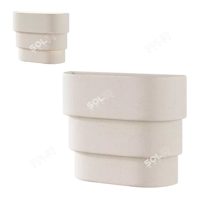 Jack Beige Wall Lamp Serax 3D model image 1