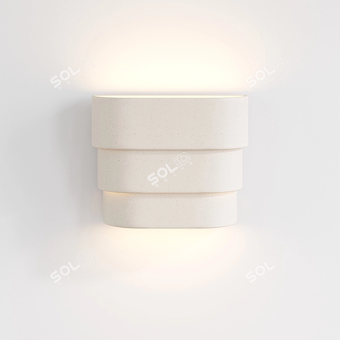 Jack Beige Wall Lamp Serax 3D model image 2