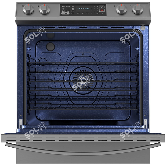 Samsung Kitchen Appliance Bundle 3D model image 6