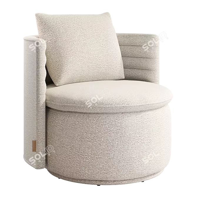 Swivel Chair Dantone Home Cole 3D model image 1