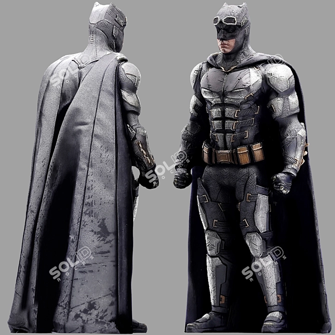 Batman Tactical Suit Action Figure 3D model image 1