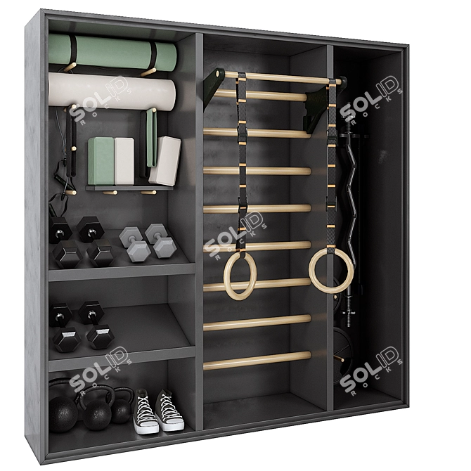 Sports Equipment Storage 3D Models 3D model image 2