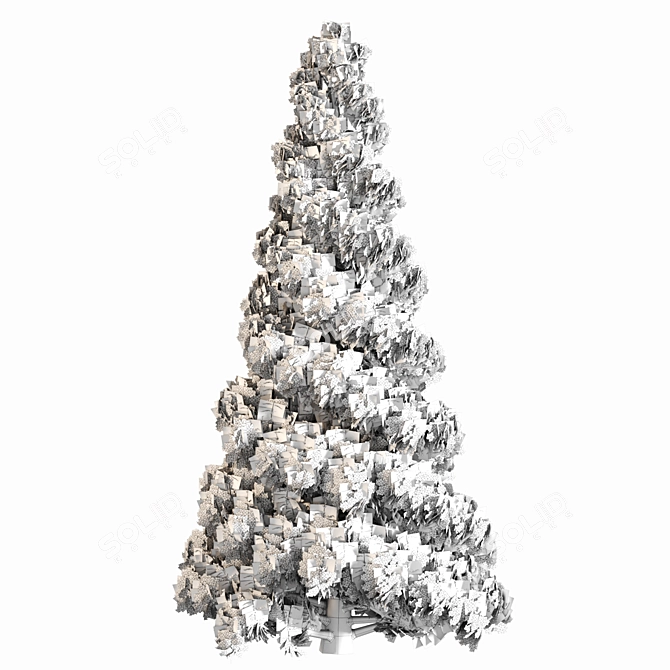 Pine Tree Set for 3D 3D model image 5