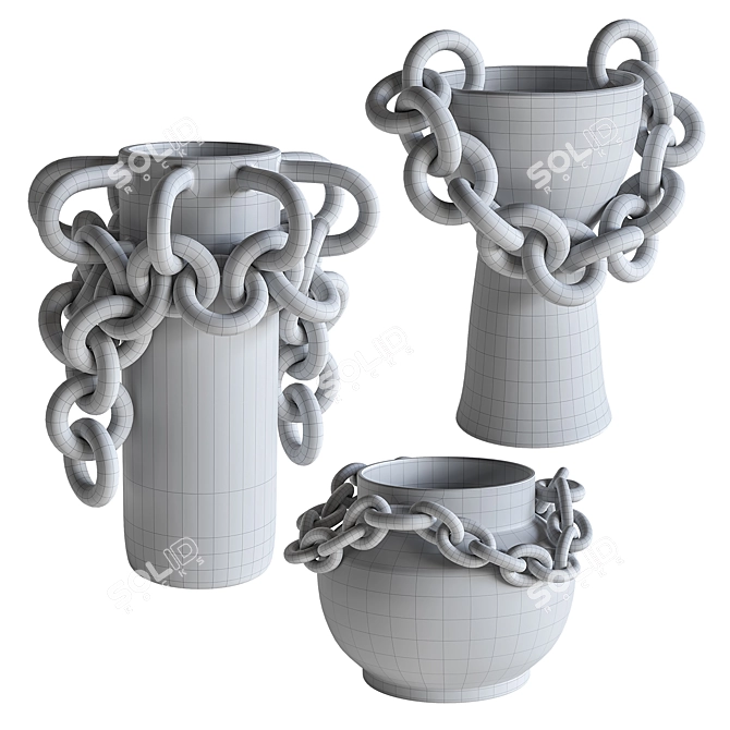 Chained Vessel Set GBS-V01 3D model image 6