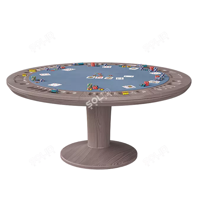 Pro Poker Table: 3DMax Sonoma 3D model image 2