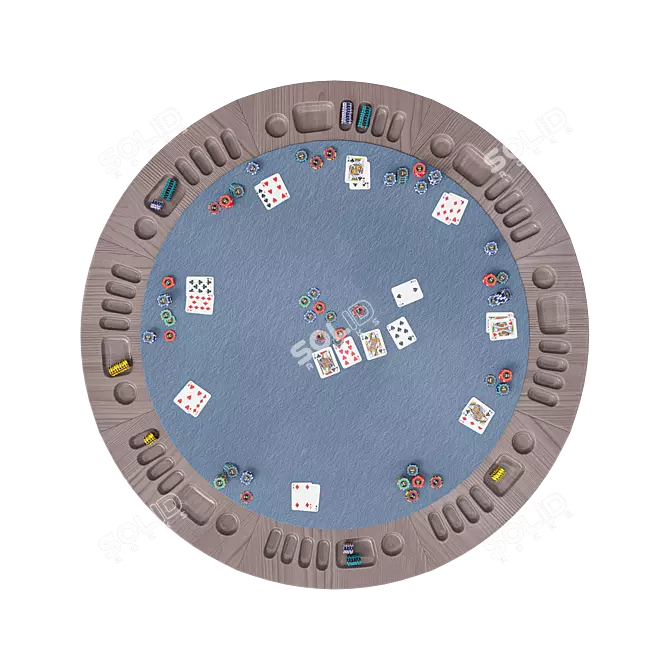 Pro Poker Table: 3DMax Sonoma 3D model image 3