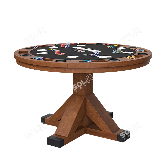 Harpeth 2-in-1 Gaming Table 3D model image 2