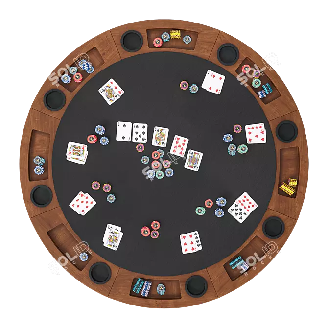 Harpeth 2-in-1 Gaming Table 3D model image 3