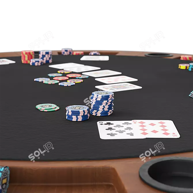 Harpeth 2-in-1 Gaming Table 3D model image 4