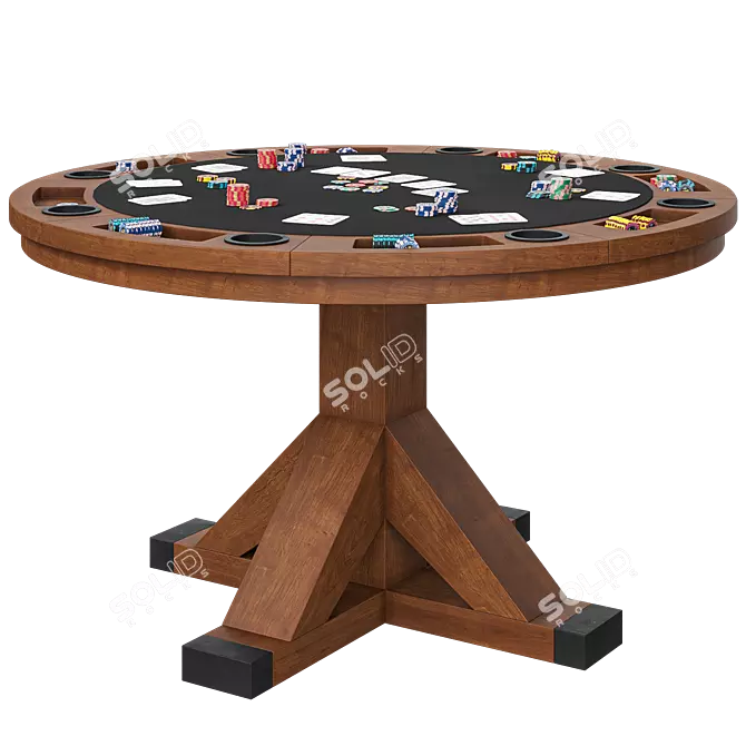 Harpeth 2-in-1 Gaming Table 3D model image 7