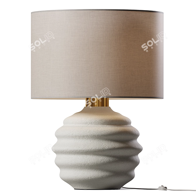 Elegant Giada Table Lamp 3D model image 1