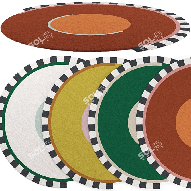 Disco Carpets Collection by Claude Cartier 3D model image 1