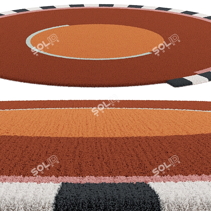 Disco Carpets Collection by Claude Cartier 3D model image 2
