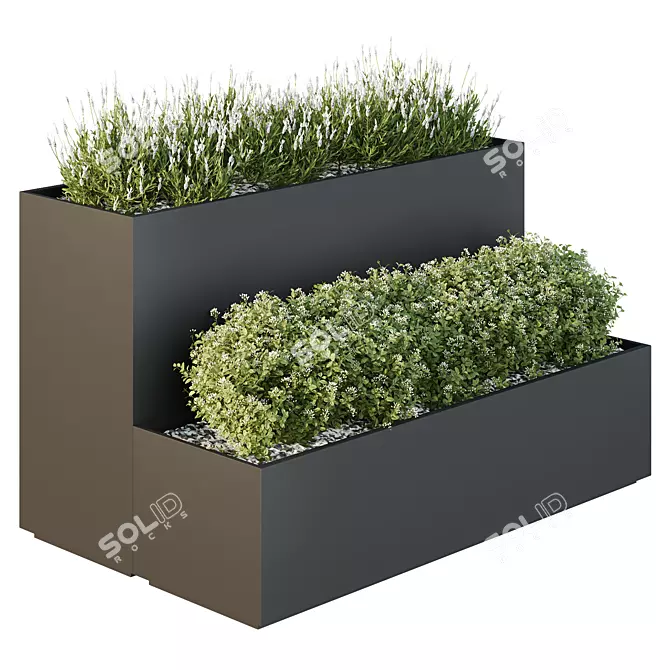 Garden Box 3D Models Collection 3D model image 6