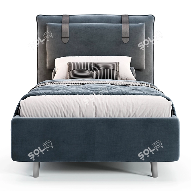 Modern Children's Bed 3D Model 3D model image 3