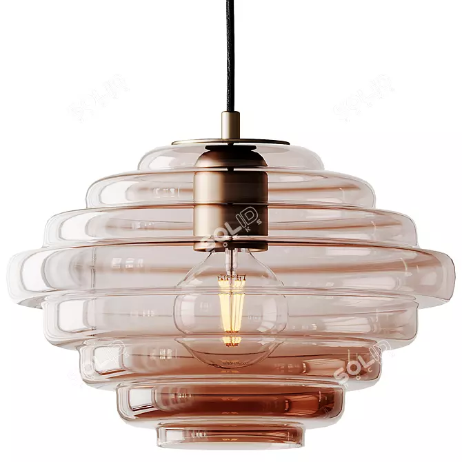 Naranza Glass Suspension Light_SUSPENSE 3D model image 1