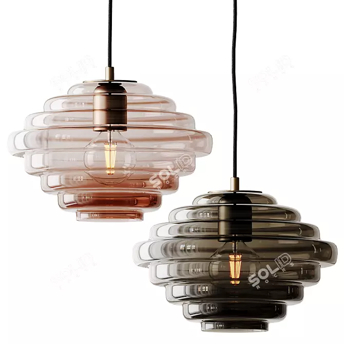 Naranza Glass Suspension Light_SUSPENSE 3D model image 2