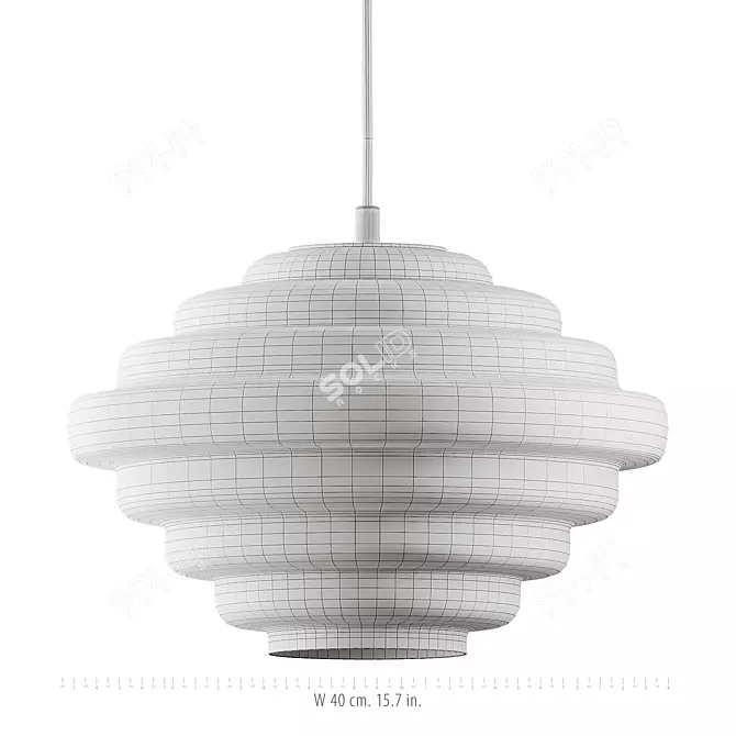 Naranza Glass Suspension Light_SUSPENSE 3D model image 5