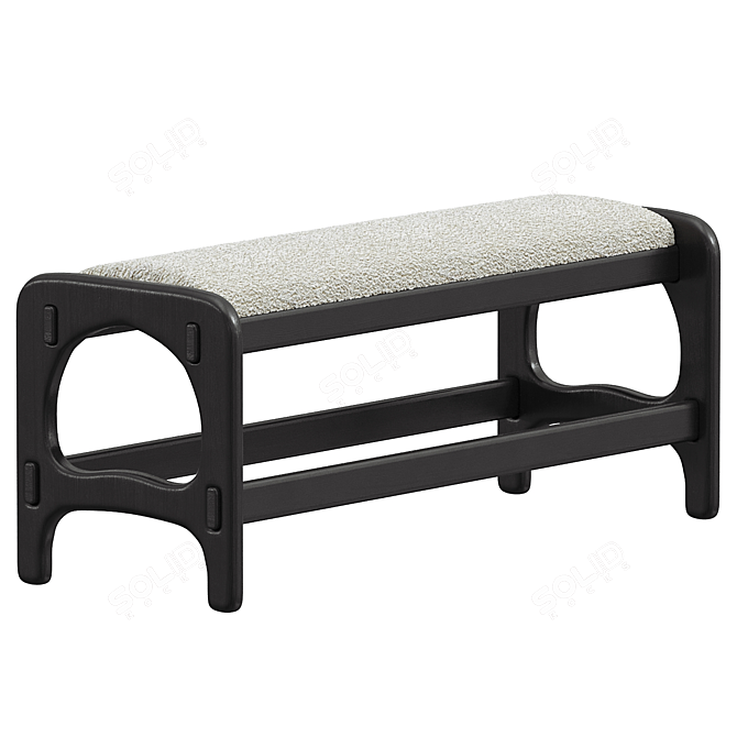 Chic Ashford Bench Lulu Georgia 3D model image 2