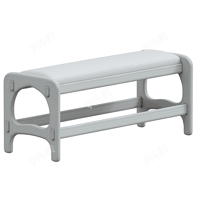 Chic Ashford Bench Lulu Georgia 3D model image 3