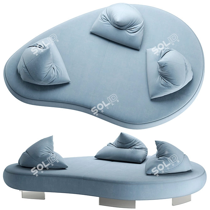 PAPILO Outdoor Sofa by Ditre 3D model image 4