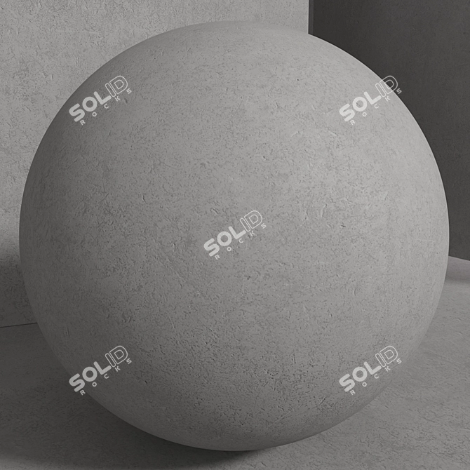 Seamless Concrete Materials Collection 3D model image 4