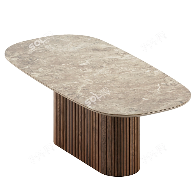Stylish Santiago Coffee Tables 3D model image 3