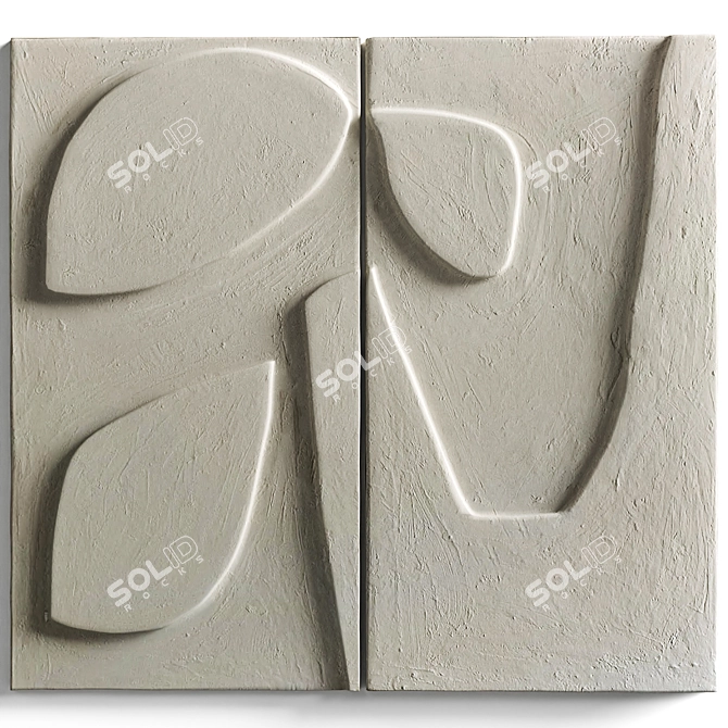 Soleil Wall Decor by Greyya Jay 3D model image 1