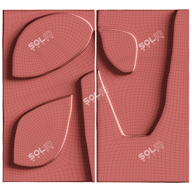 Soleil Wall Decor by Greyya Jay 3D model image 3