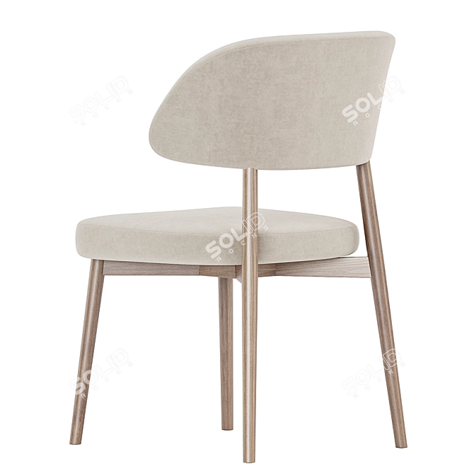Modern Hyde Dining Chair Collection 3D model image 2