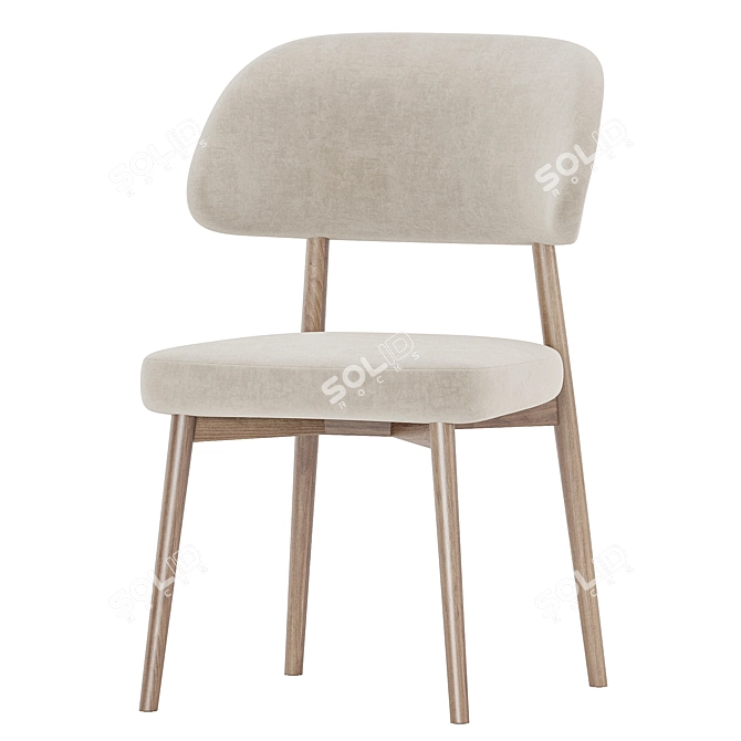 Modern Hyde Dining Chair Collection 3D model image 3