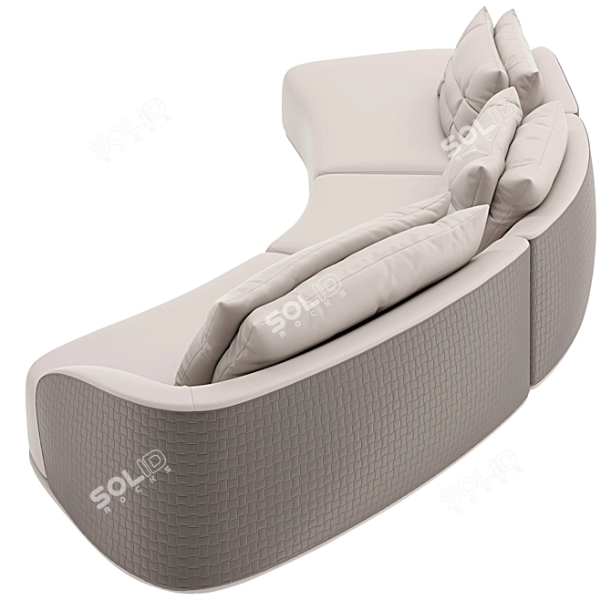 Elegant Holden Curvo Sofa  3D model image 3