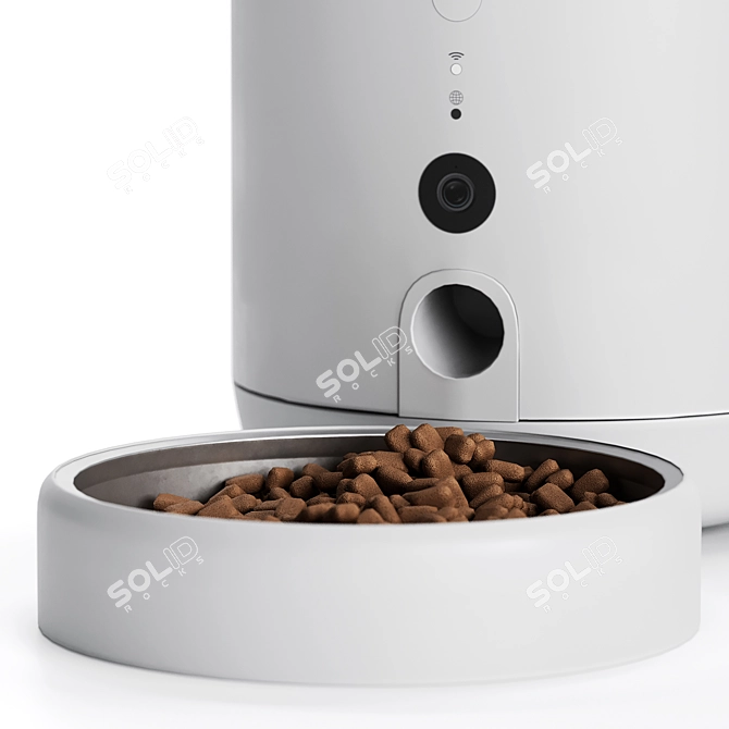 Smart Pet Feeder & Fountain 3D model image 4