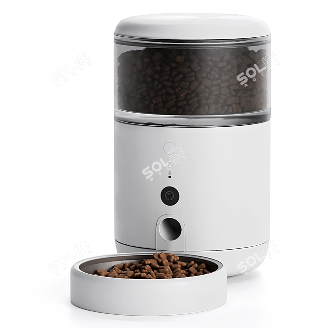 Smart Pet Feeder & Fountain 3D model image 6